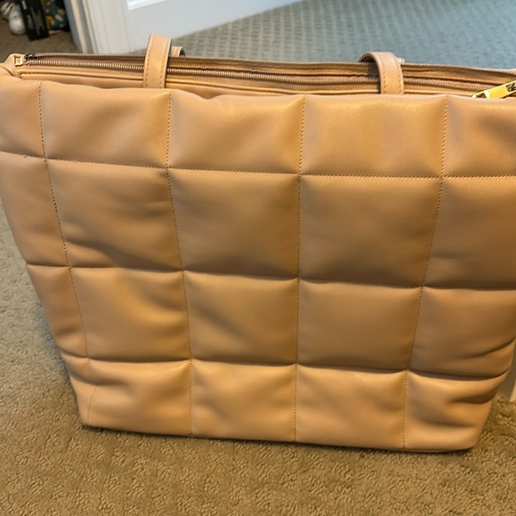 a new day Handbags - a new day light tan faux leather work bag